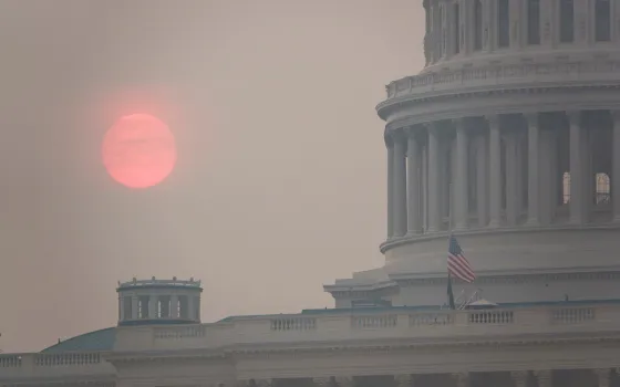 Trump vows tariffs on Canada over wildfire smoke